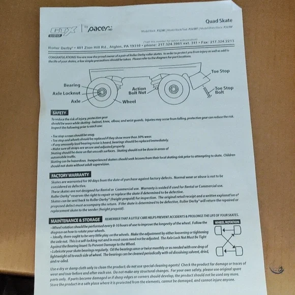 Pacer GTX500 skates - Picture 4 of 8
